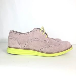 Cole Haan Women’s Lunargrand suede Wingtip